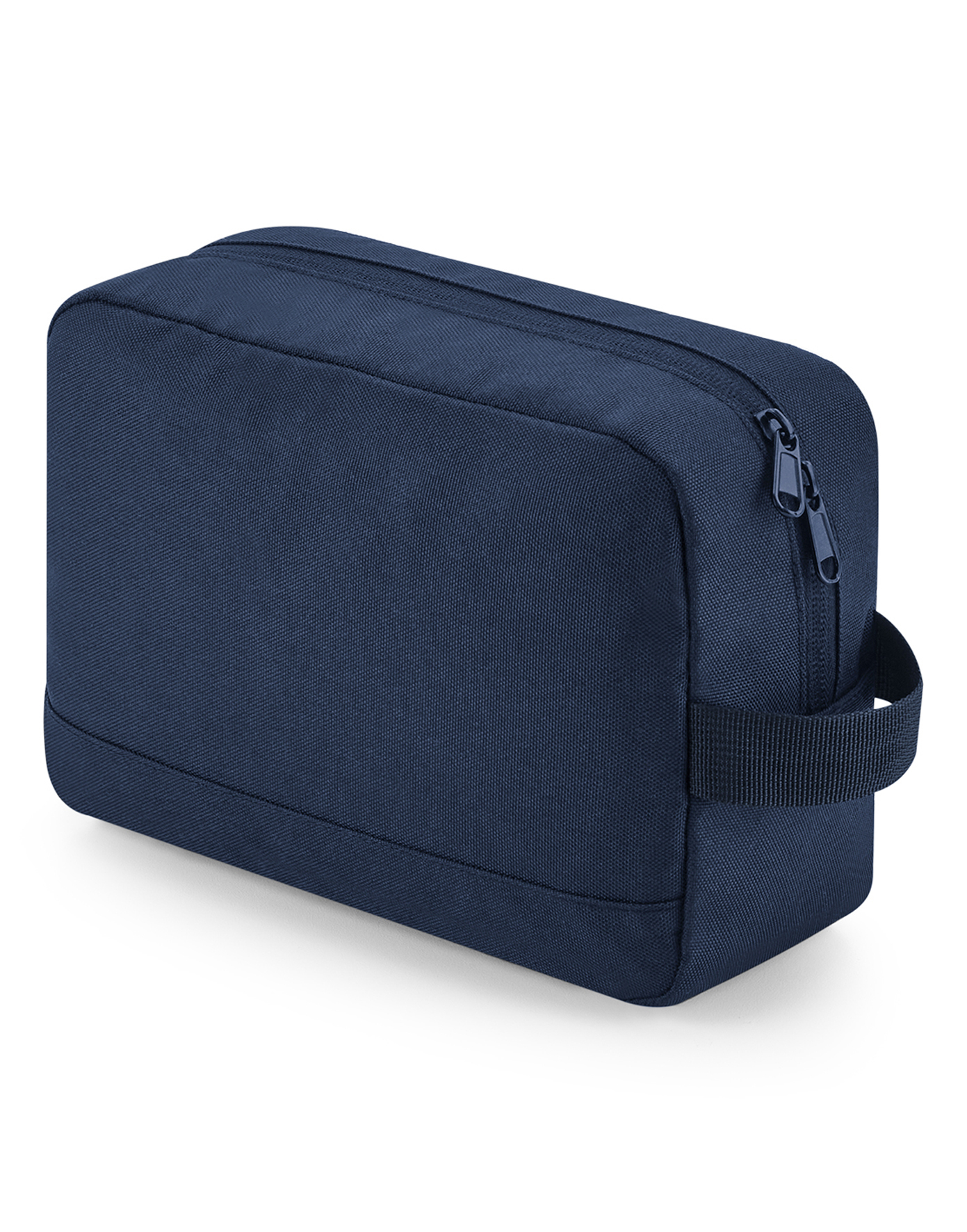 Trousse de toilette personnalisable - polyester recyclé Bleu marine